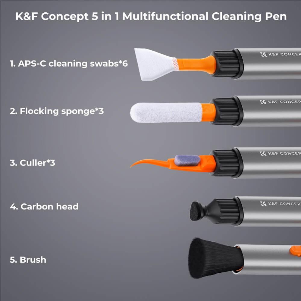  K&F Concept Rengöringspenna 5i1-Paket för Fullformat