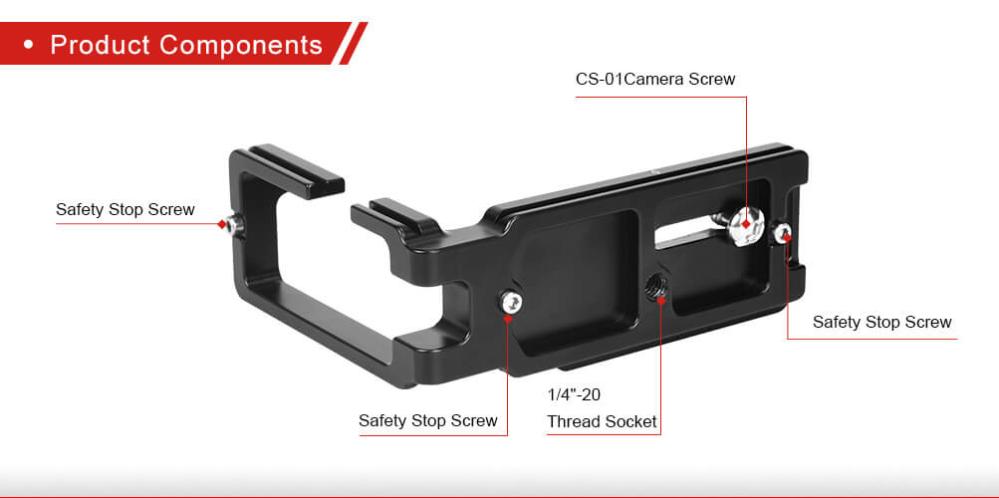  Sunwayfoto L-Bracket för Fujifilm X-H2/X-H2S