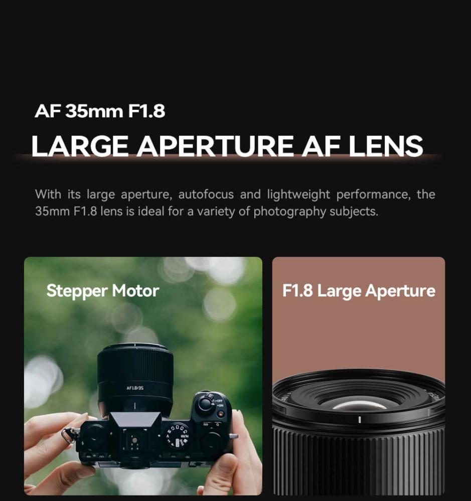  TTArtisan AF 35mm f/1.8 objektiv APS-C för Sony E