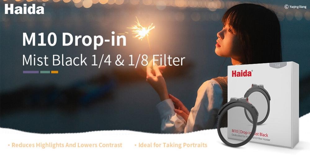  Haida Drop-In Mist Black 1/4 filter Nano-Coating för M10/M10-II