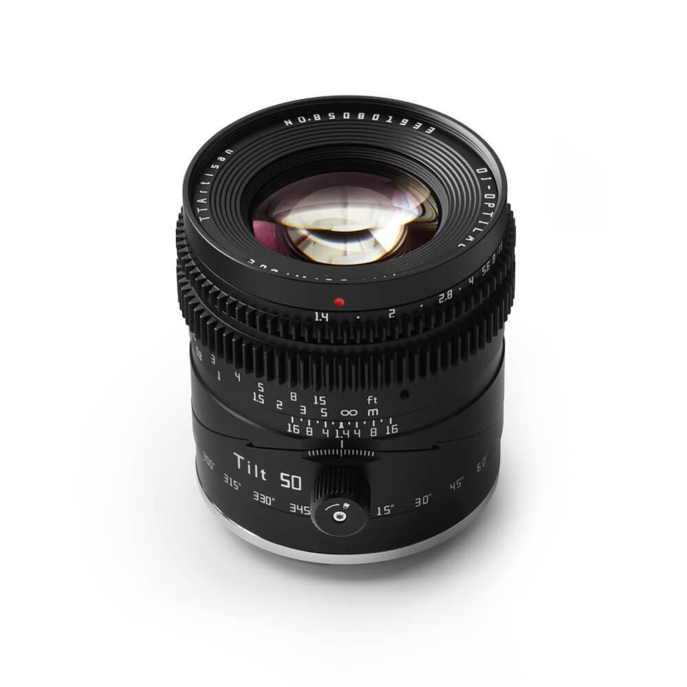  TTArtisan Tilt 50mm f/1.4 objektiv Fullformat för Sony E