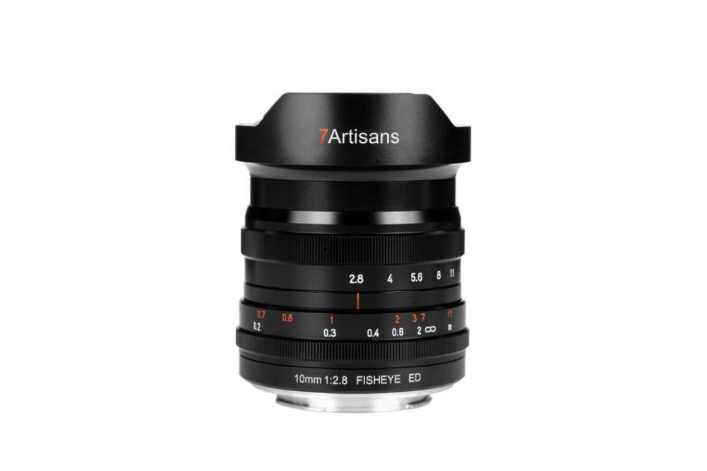  7Artisans 10mm f/2.8 Fullformat Fisheye-objektiv för Canon EOS RF