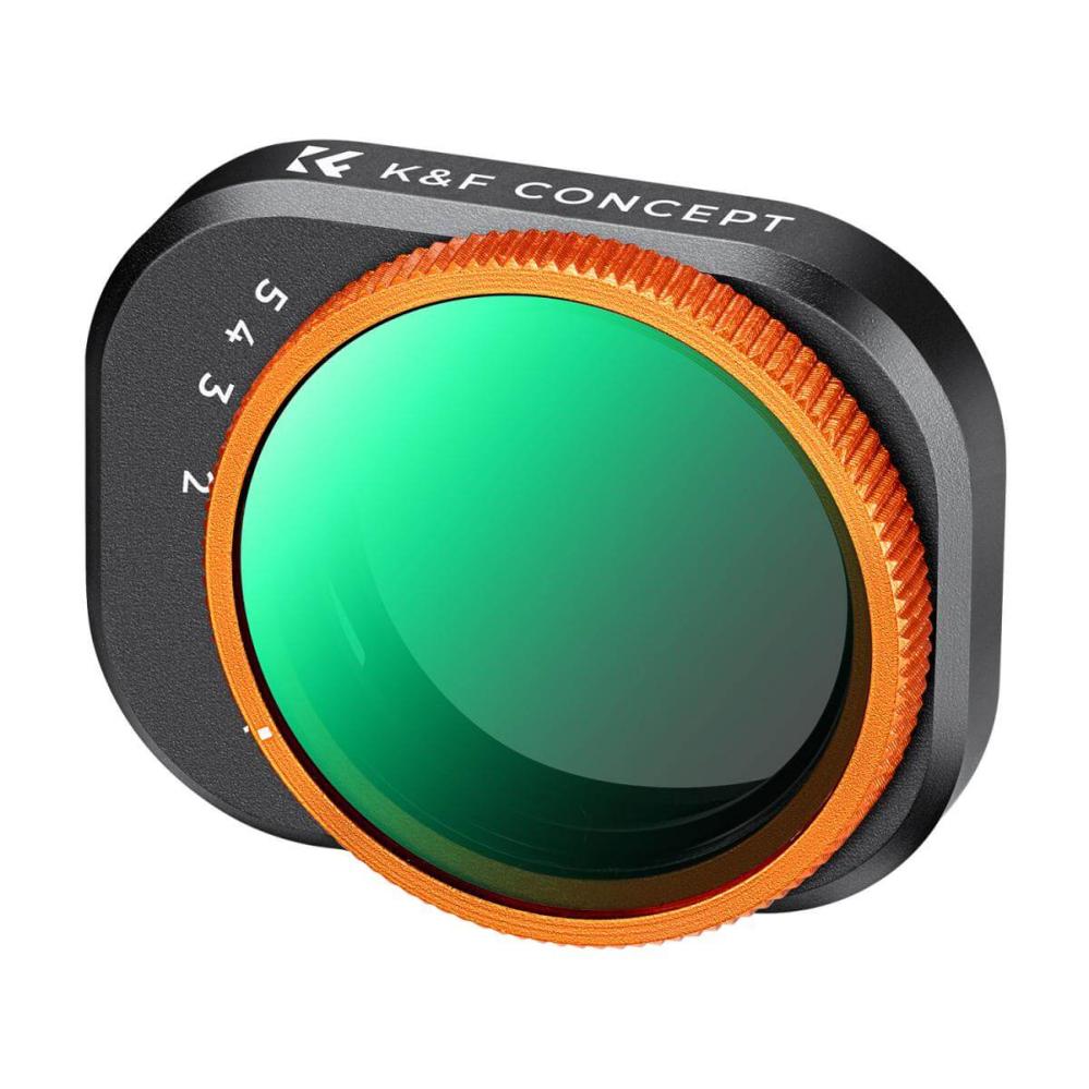  K&F Concept Variabelt ND-filter ND2-ND32 1-5 stopp för DJI Mini 4 Pro