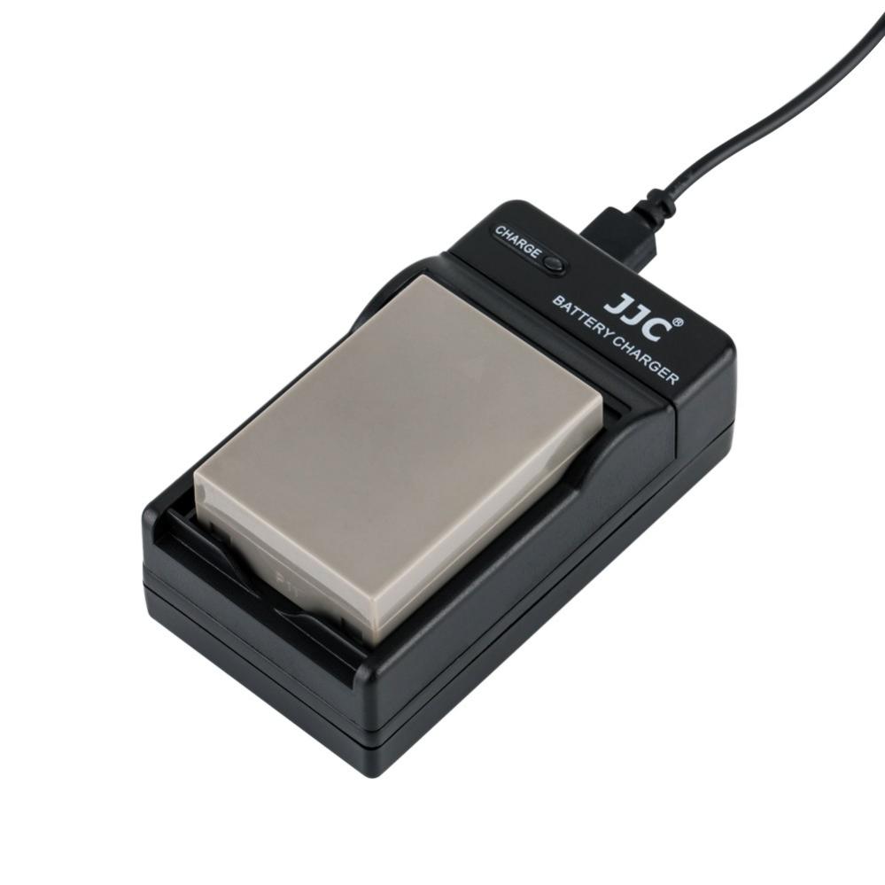  JJC USB-batteriladdare passar Olympus BLN-1