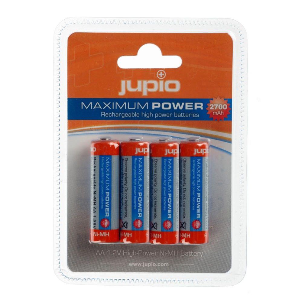  Jupio batteri (4st) AA 2700mAh laddbart