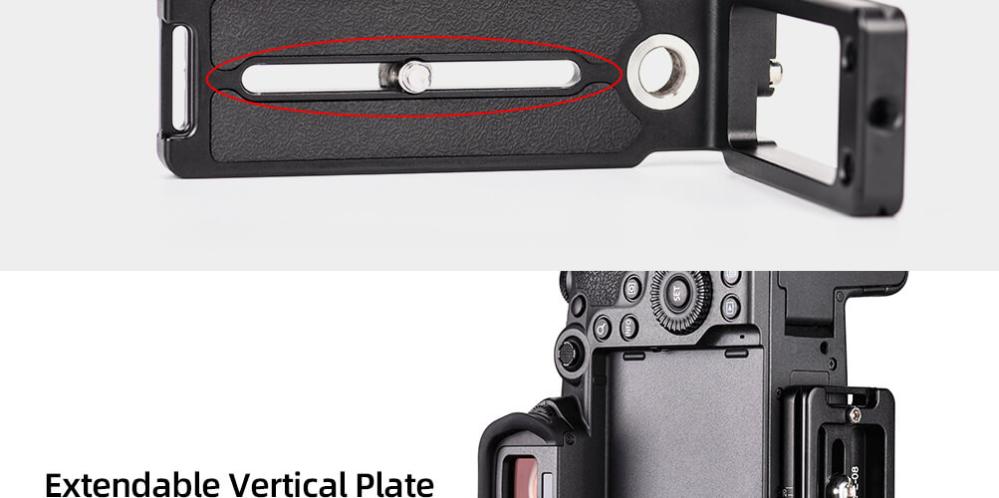  Sunwayfoto L-Bracket Universal med QD-uttag