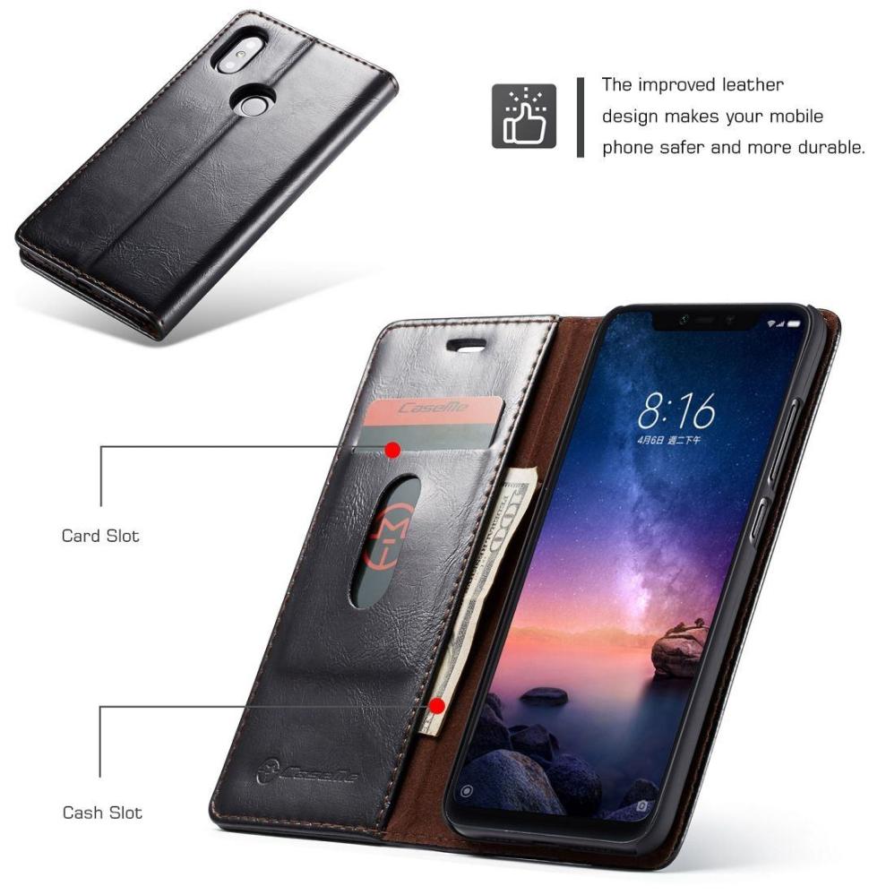  CaseMe Plånboksfodral för Xiaomi Redmi Note 6 Pro