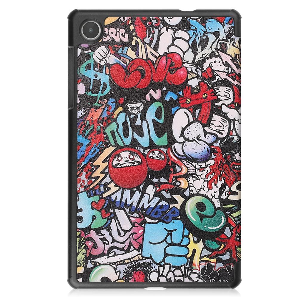  Fodral för Lenovo Tab M8 4th Gen Graffitimönster