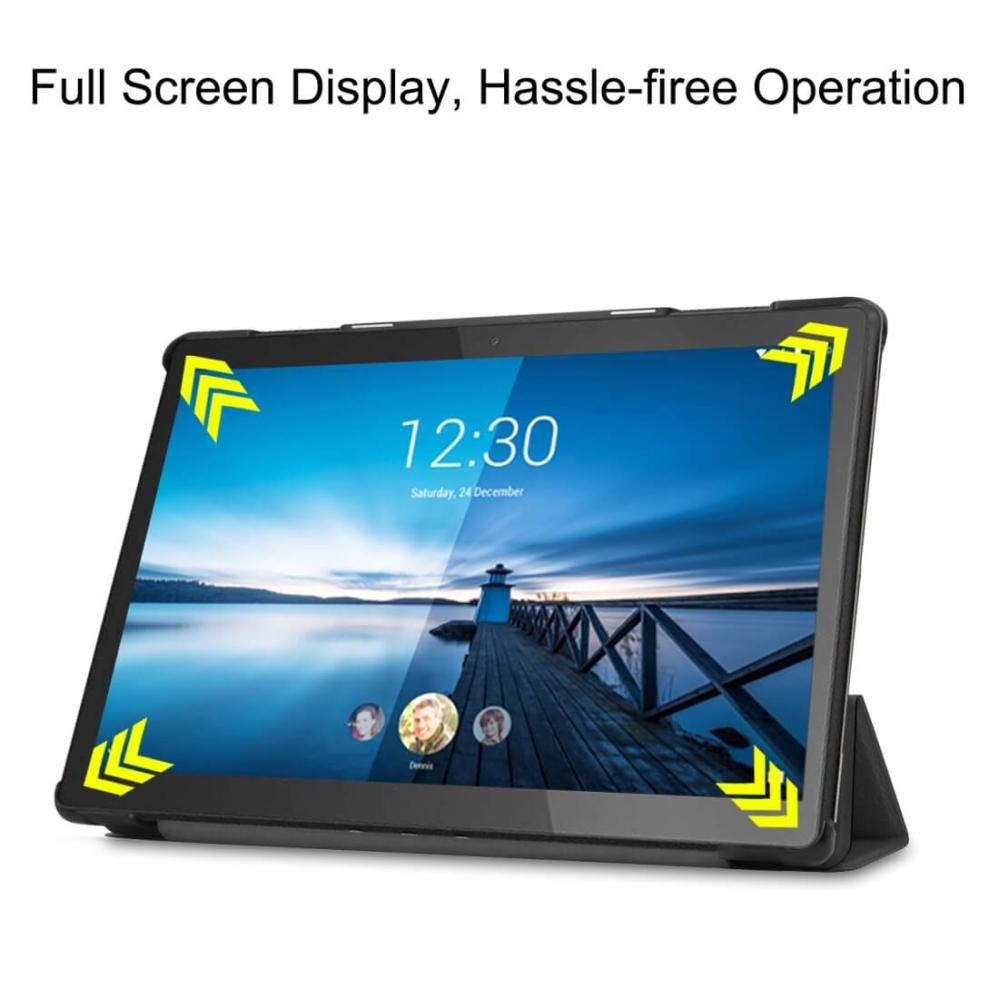  Fodral för Lenovo Tab M10 FHD Sleep/Wake-up funktion svart