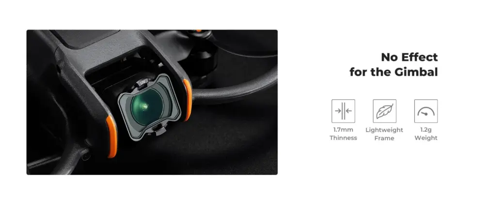  K&F Concept Nano-X UV-filter för DJI Avata 2