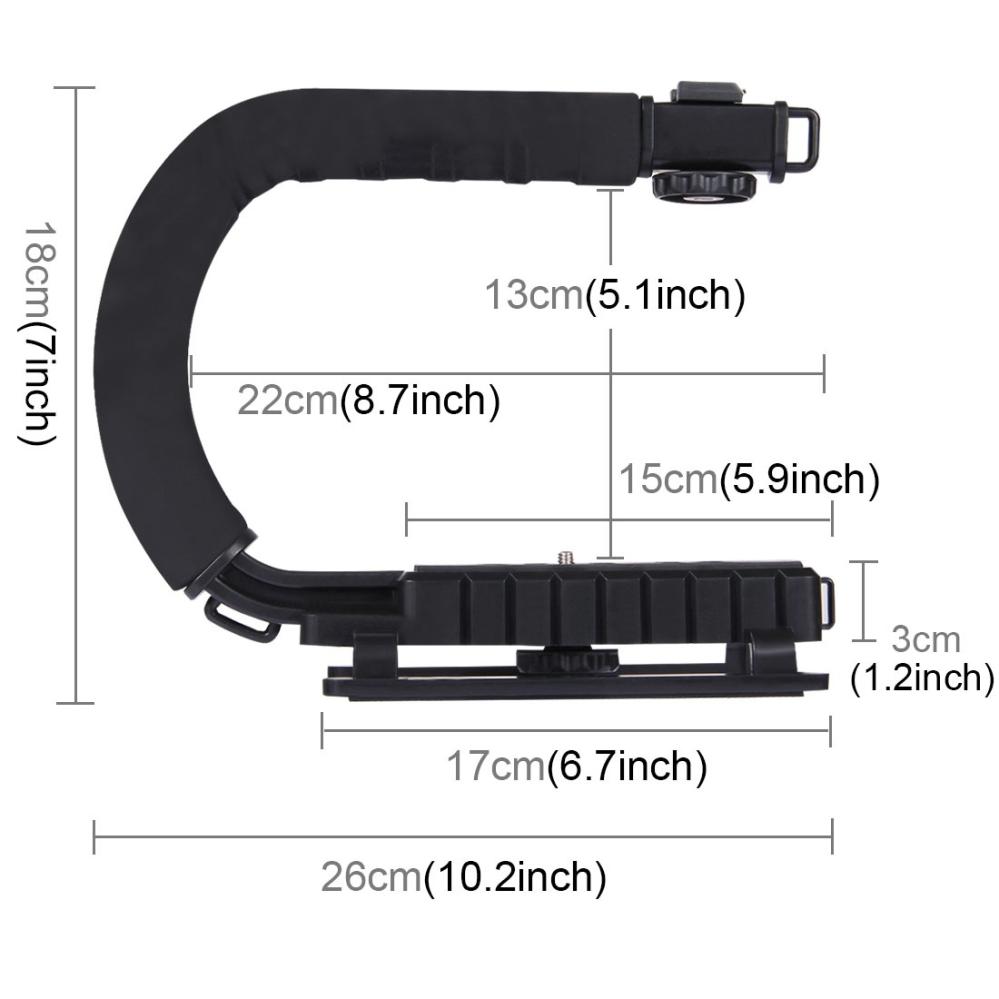  Puluz C/U-formad Kamerastabilisator