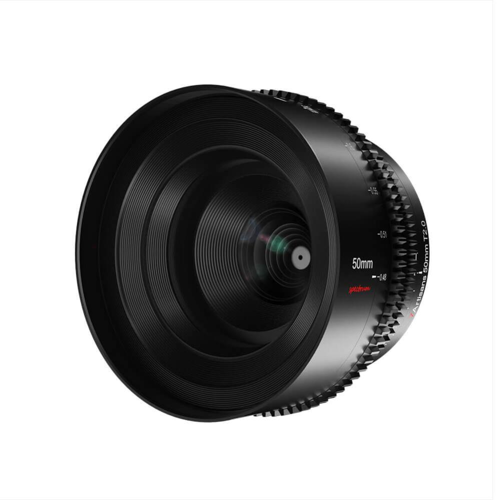  7Artisans 50mm T2.0 Fullformat Cinema Objektiv för Leica L