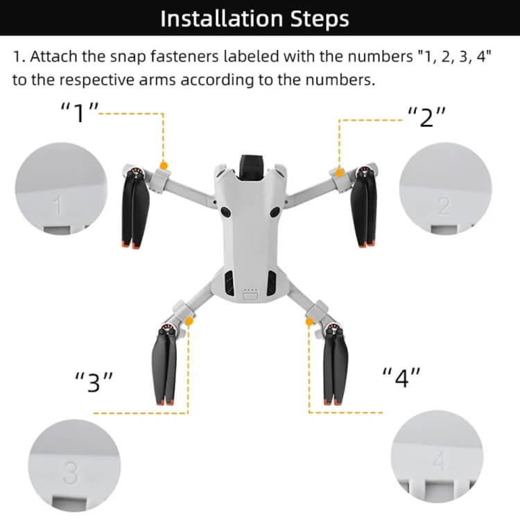  Förlängningsben för DJI Mini 4 pro