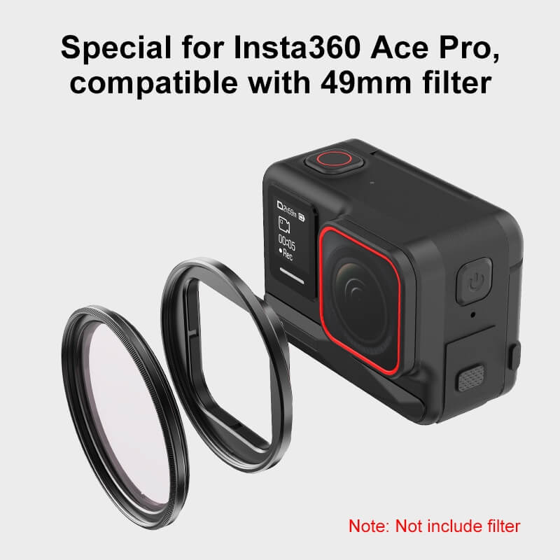  Puluz 49mm Filterhllare fr Insta360 Ace Pro