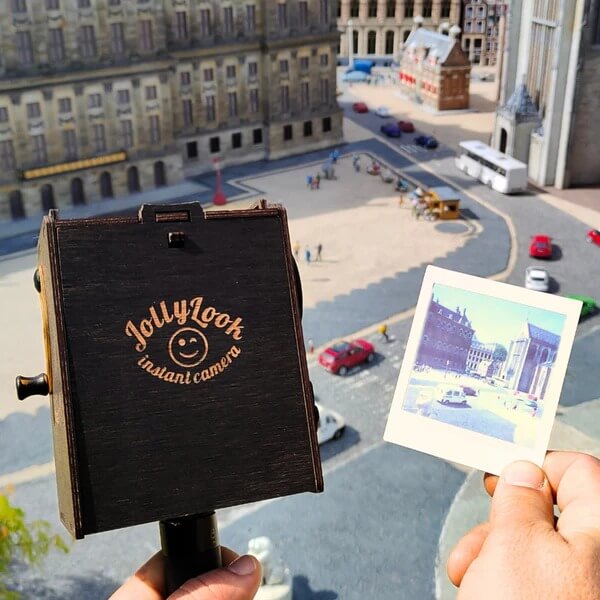  JollyLook DIY-kit för Instax Square film – Bygg Din Egen Pinhole-kamera!