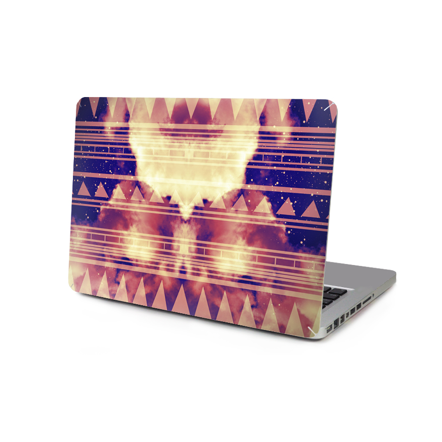  Skin fr Macbook Pro 13.3-tum - Aztecmnster himmel bl & gul