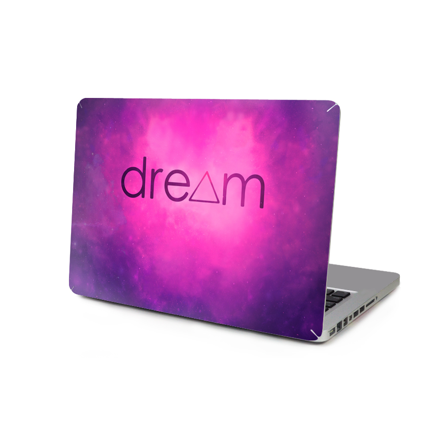  Skin fr Macbook Pro 13.3-tum - Dream bl & rosa