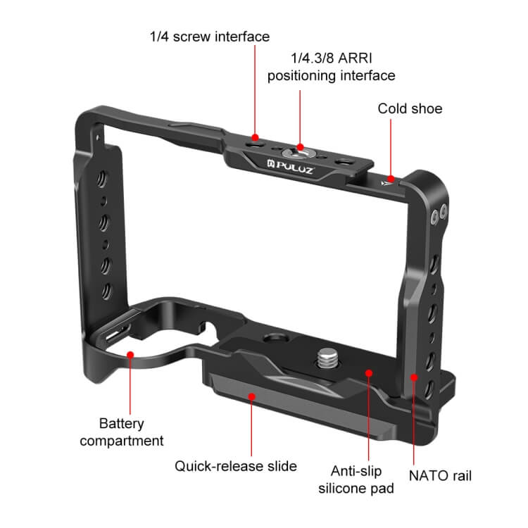  Puluz Kamerabur för Sony ZV-E10 II