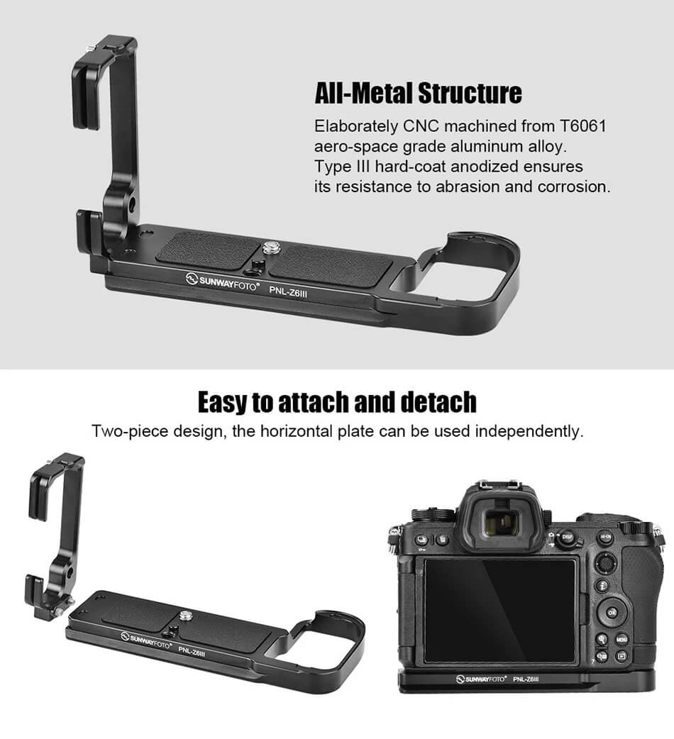  Sunwayfoto L-Bracket fr Nikon Z6 III