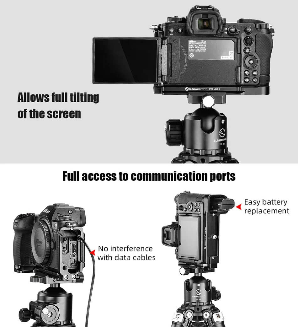  Sunwayfoto L-Bracket fr Nikon Z6 III