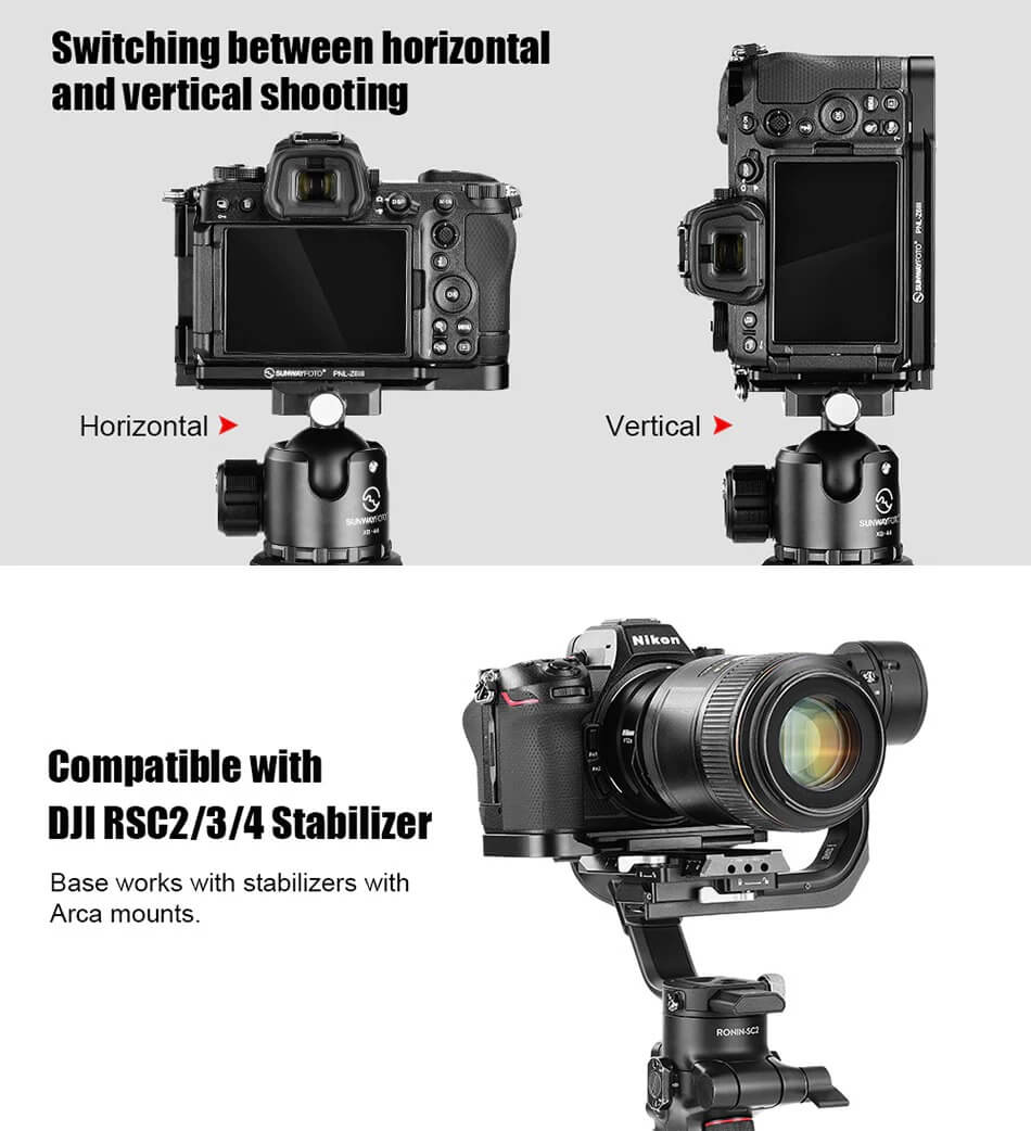  Sunwayfoto L-Bracket fr Nikon Z6 III