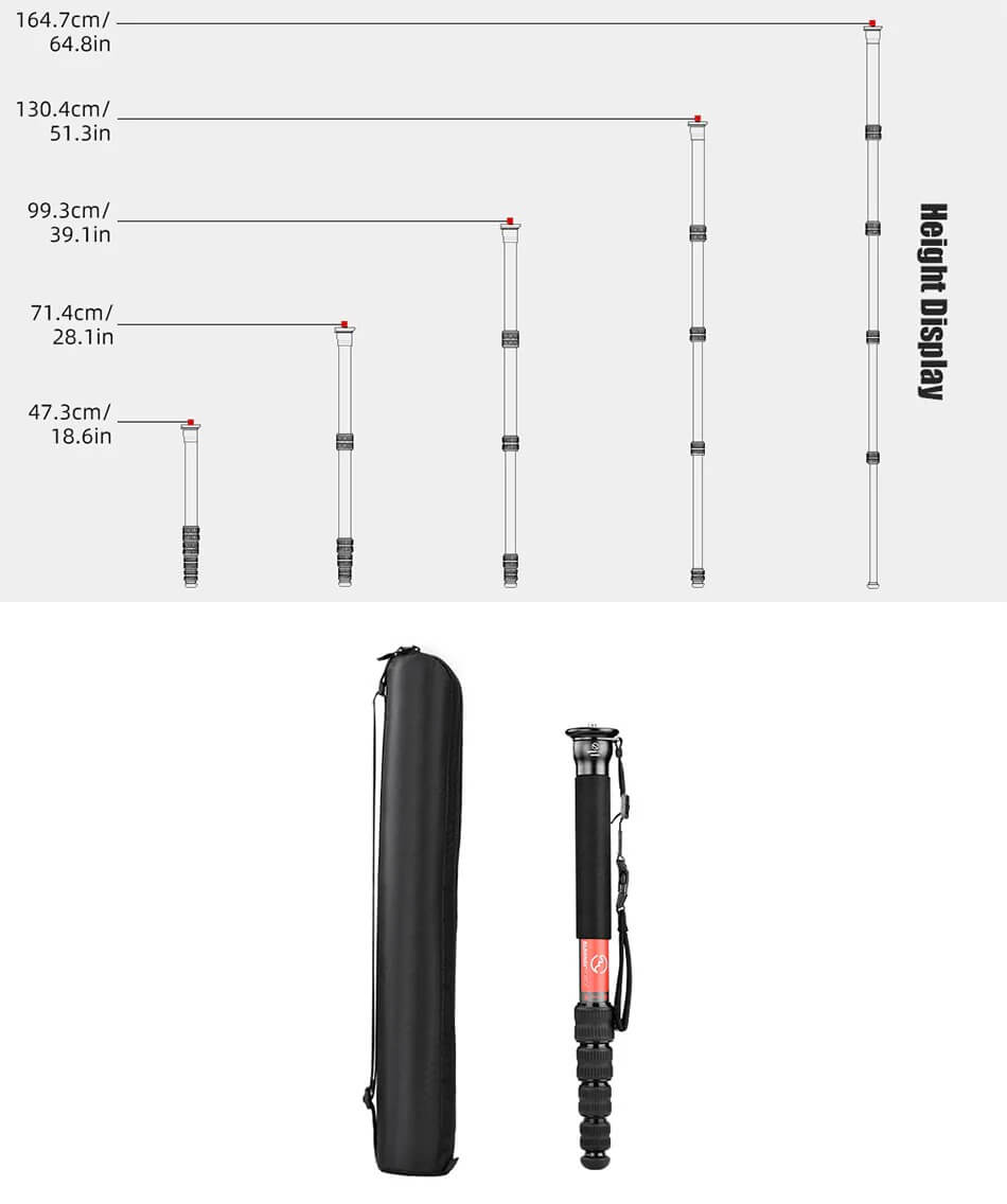  Sunwayfoto M3250C Enbensstativ av kolfiber