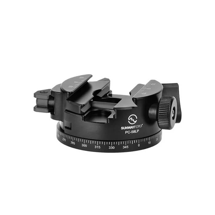  Sunwayfoto PC-58LP Fäste 360° Pan för Picatinny & Arca Swiss