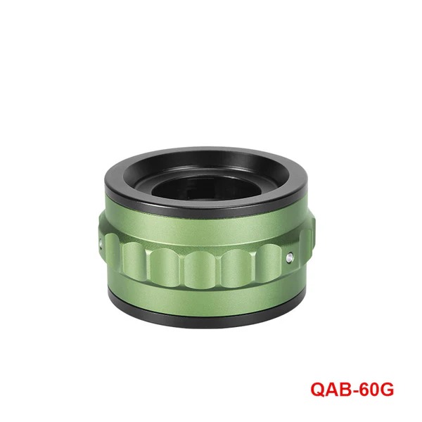  Sunwayfoto QA-60G 60mm Stabilisator QR-bas Snabbfste med 360 Rotation