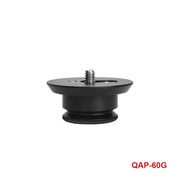  Sunwayfoto QA-60G 60mm Stabilisator QR-bas Snabbfste med 360 Rotation